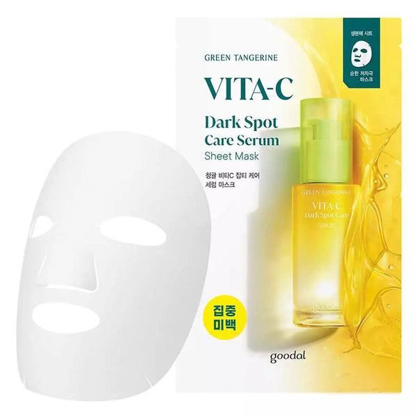 GOODAL Green Tangerine Vita C Dark Spot Care Serum Sheet Mask 1p