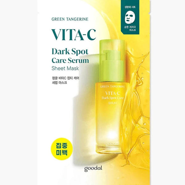 GOODAL Green Tangerine Vita C Dark Spot Care Serum Sheet Mask 1p