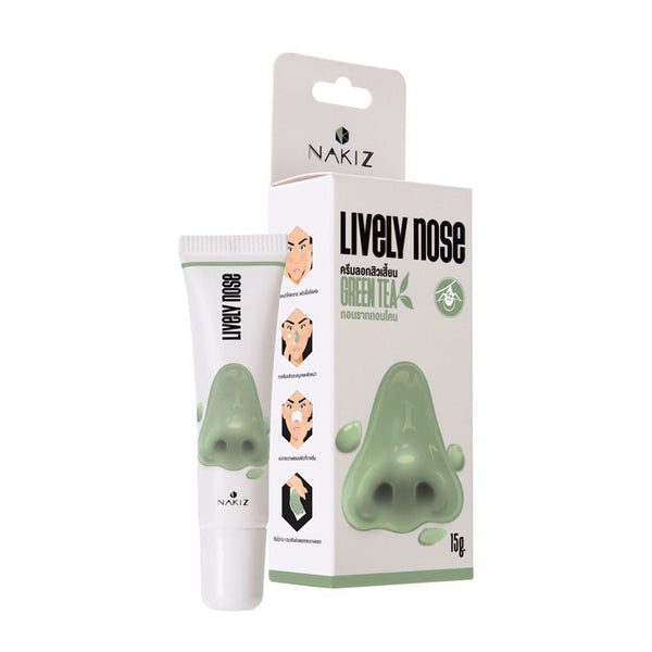 Lively Nose Green Tea by Nakiz Blackhead Removal Pore Cleansing