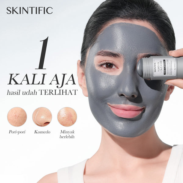 Skintific Clay Stick Mugwort Green Alaska Volcano Grey Thailand
