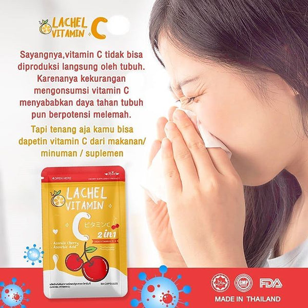 Lachel Vitamin C Capsules Dietary Supplement