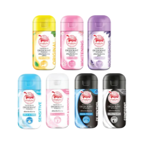 Taoyeablok Deodorant Powder Thailand Natural Underarm Sweat Odor Protection