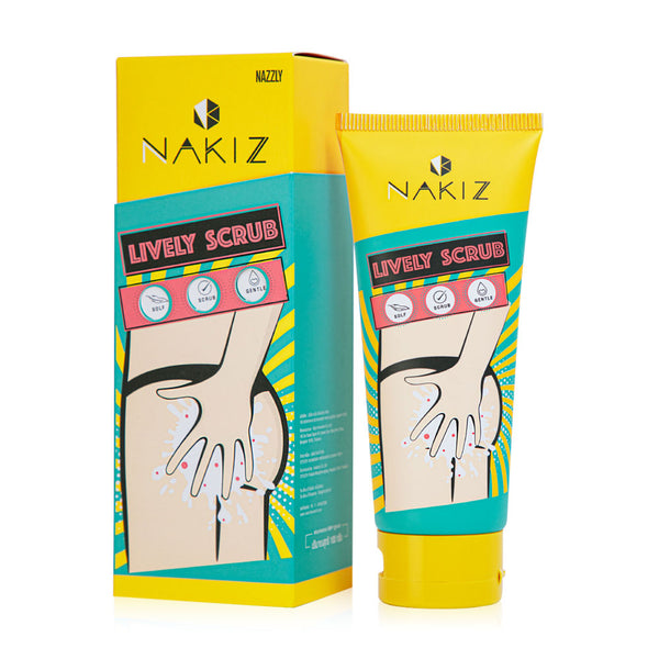 Nakiz Lively Scrub Dead Skin Darkness Removal Gentle Body Exfoliating Spa