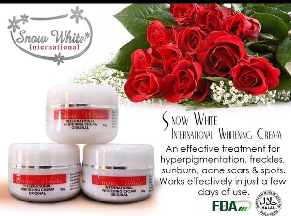 Snow White International Whitening Cream for Dark Spots & Uneven Skin Tone