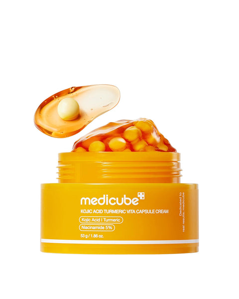 Kojic Acid Turmeric Vita Capsule Cream for Brightening & Even Skin Tone – 53G