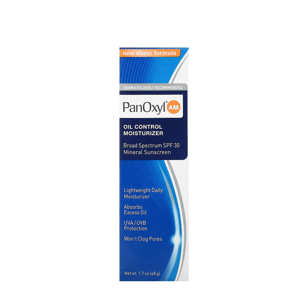 بينوكسيل اي ام مرطب للتحكم في الزيوت مع واقي شمسي بعامل حماية SPF30 سعة 48 جم (1.7 أونصة) واقي شمسي معدني