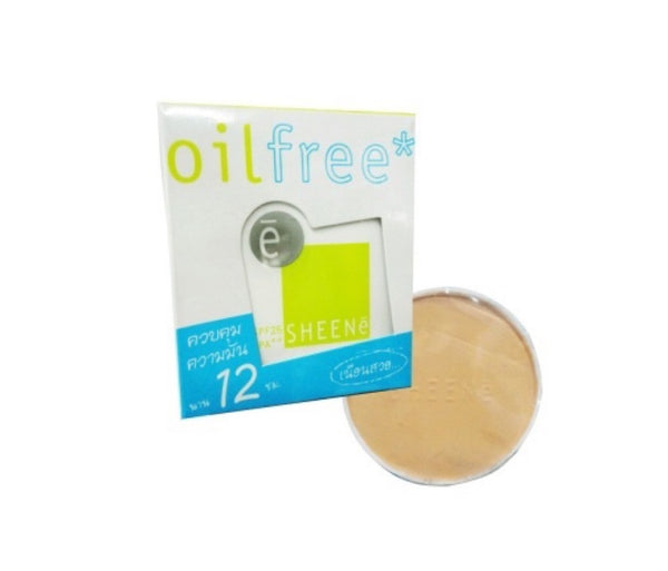 Sheene Oil Free Cake Powder SPF25 PA++ Box & Refill 12H Oil Control