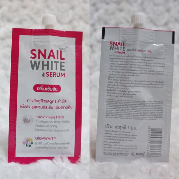 Namu Life Snail White Serum Sachets Brightening & Firming Facial Care