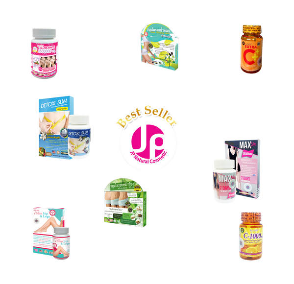 JP Natural Cosmetic Official Dietary Supplements 8 Variants