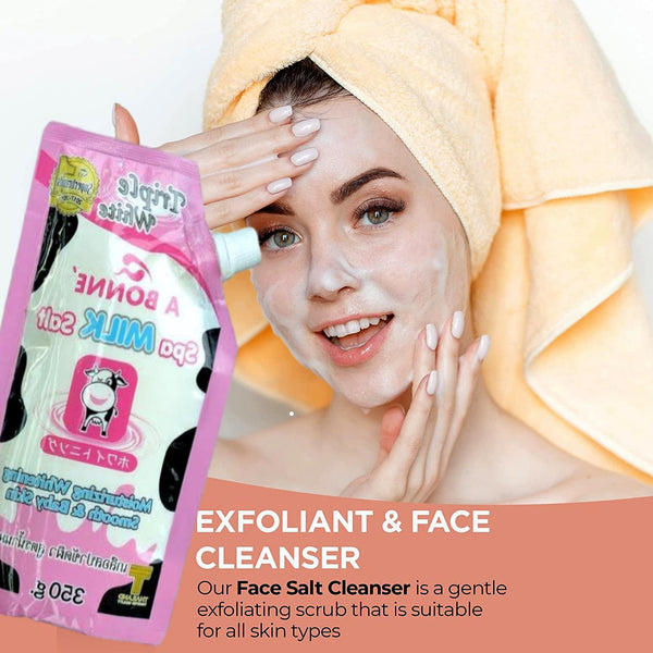 A BONNE’ Spa Milk Salt Moisturizing & Smooth Body Scrub