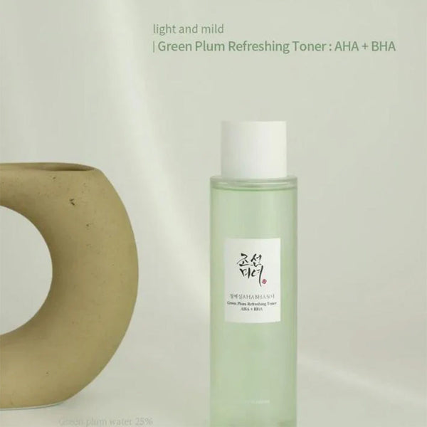 Beauty of Joseon Green Plum AHA + BHA Refreshing Face Toner For All Skin Types 150 mL