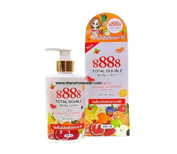 8888 Total Double Body Lotion AHA Collagen Glutathione SPF35 PA+++