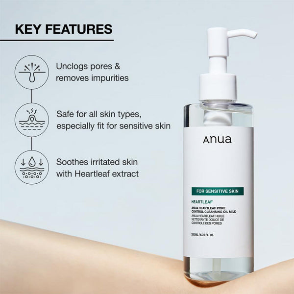 Anua Heartleaf Pore Control Cleansing Oil Mild 200mL