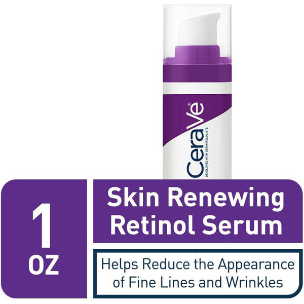 CeraVe Skin Renewing Retinol Serum, 1 fl oz 30 mL