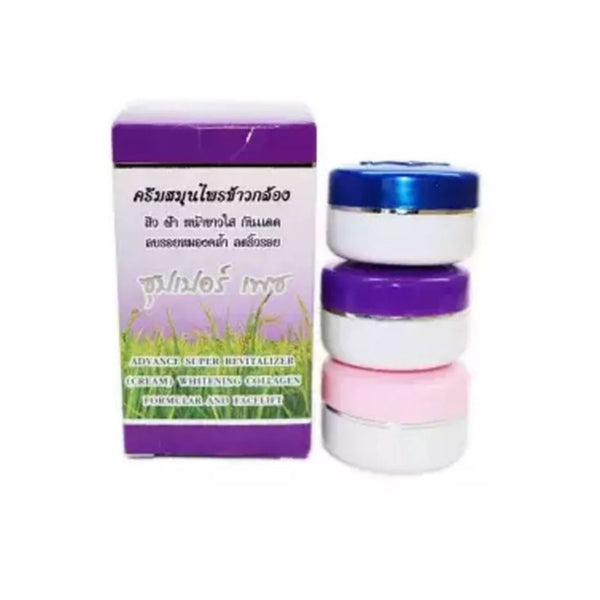Brown Rice Herbal Cream Set Acne & Brightening Skincare