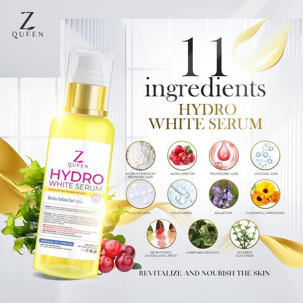 Z Queen Hydro White Serum Niacinamide Tranexamic Face Body Brightening