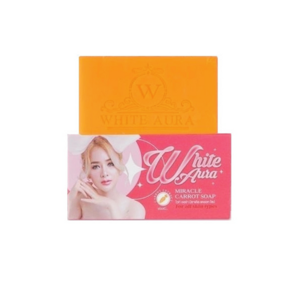 White Aura Extra Miracle Carrot Soap Bright Even Skin