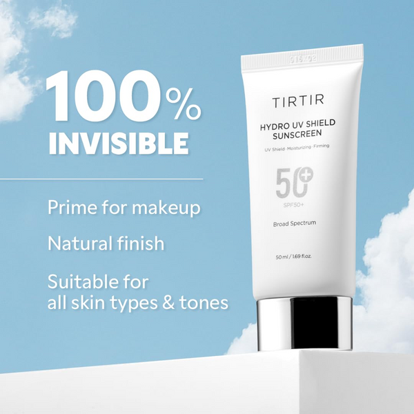 TIRTIR واقي الشمس هيدرو يو في شيلد بعامل حماية SPF 50+ بحجم 50 مل