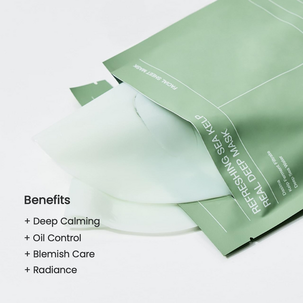 BIODANCE قناع أعشاب البحر المنعش ريل ديب 1.19 أونصة (34 جرام) × 4 قطع