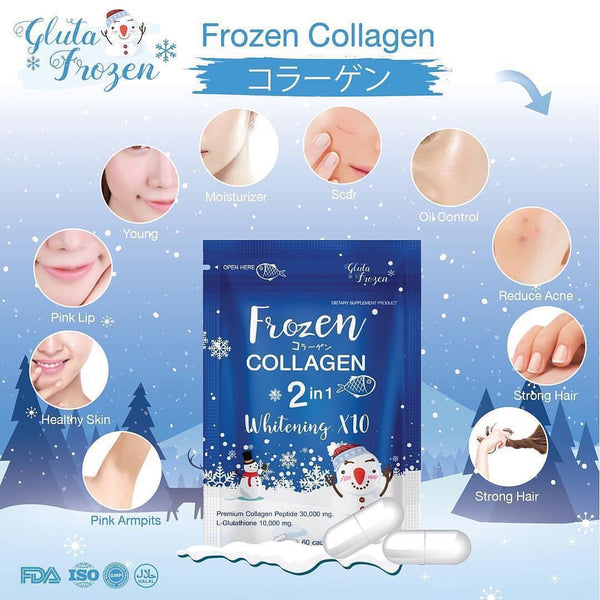 Frozen Collagen L-Glutathione Pomegranate Coenzyme Q10 Bright Skin Capsule