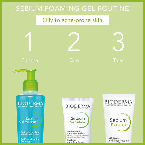 Bioderma Sebium Gel Moussant Face Wash 200mL