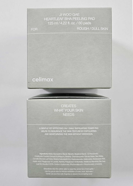 celimax Ji Woo Gae Heartleaf BHA Peeling Pad 60 Pads