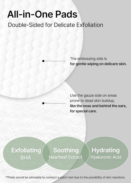 celimax Ji Woo Gae Heartleaf BHA Peeling Pad 60 Pads
