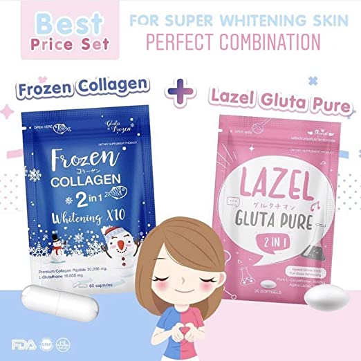Frozen Collagen and Lazel Gluta Pure set