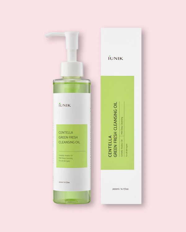 زيت التنظيف iUNIK Centella Green Fresh بحجم 200 مل