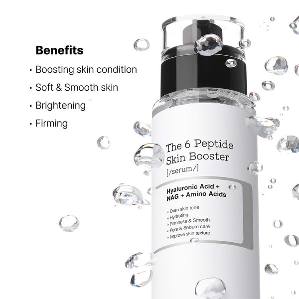 COSRX The 6 Peptide Skin Booster Face Serum With Hyaluronic Acid + NAG + Amino Acids 150 mL