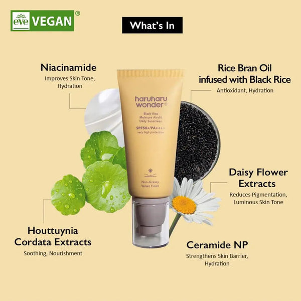haruharu wonder Black Rice Moisture Airy fit Daily Sunscreen 50mL (1.69fl.oz)
