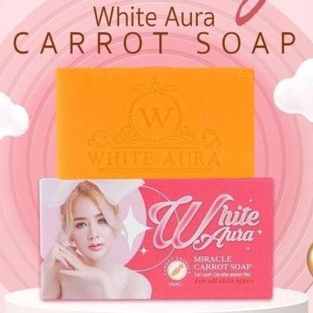 White Aura Extra Miracle Carrot Soap Bright Even Skin