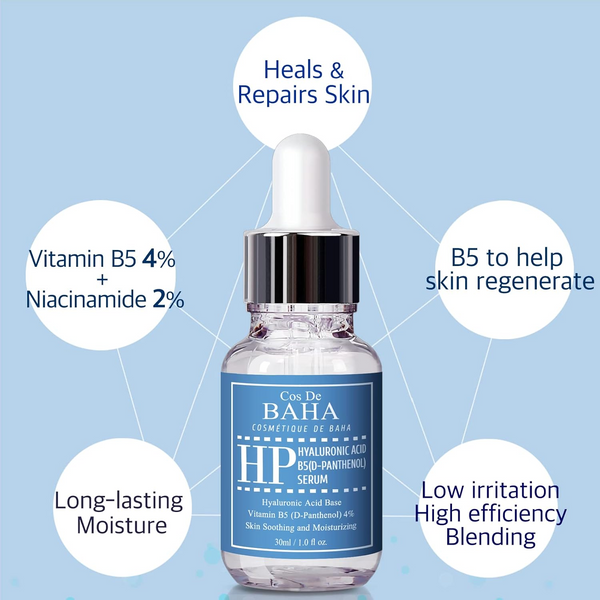 Cos De BAHA Hyaluronic Acid B5, D-Panthenol 30 mL