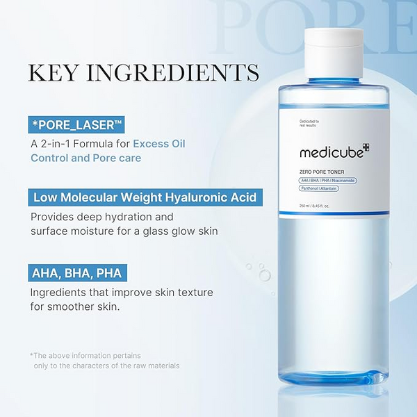 medicube Zero Pore Toner 250mL