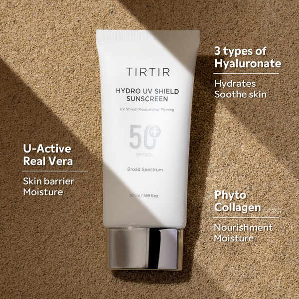 TIRTIR واقي الشمس هيدرو يو في شيلد بعامل حماية SPF 50+ بحجم 50 مل