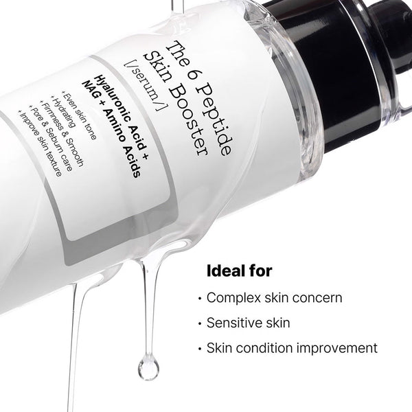 COSRX The 6 Peptide Skin Booster Face Serum With Hyaluronic Acid + NAG + Amino Acids 150 mL