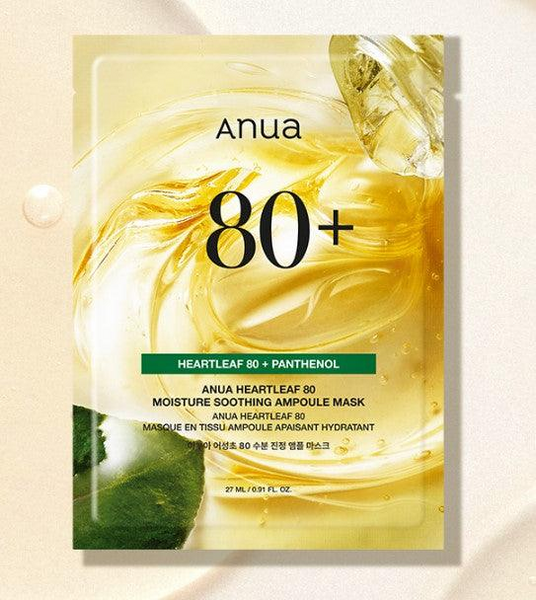 Anua Heartleaf 80+ Moisture Soothing Ampoule Mask