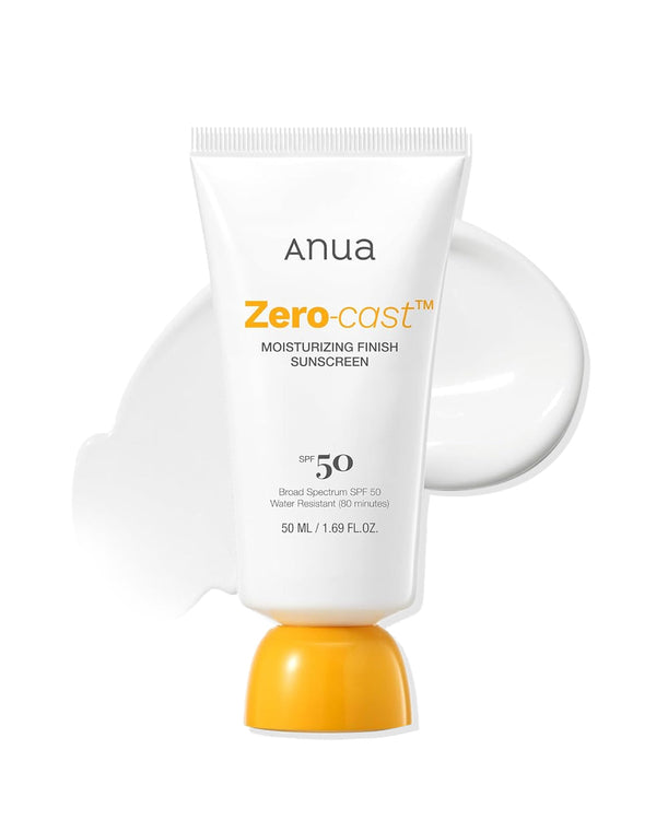 واقي الشمس المرطب Anua Zero-Cast بلمسة نهائية 50 مل