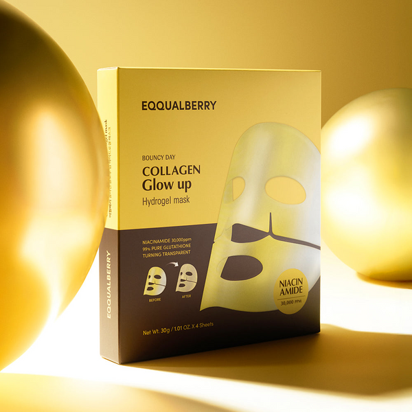EQQUALBERRY Collagen Glow Up Mask 30g x 4 Sheets