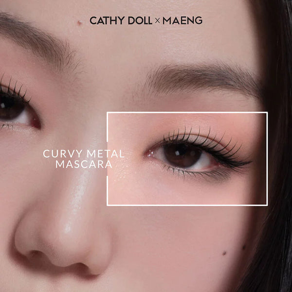 Cathy Doll x Maeng Curvy Metal Mascara Long Lasting Waterproof Fiber Curling Volume Lash