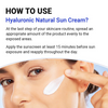 كريم واقي الشمس الطبيعي بحمض الهيالورونيك من إيزنتري SPF50 PA++++ 50 مل