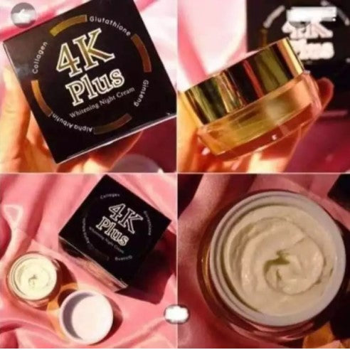 4K Plus Whitening Cream Day SPF15 PA+++ Night Brightening Care