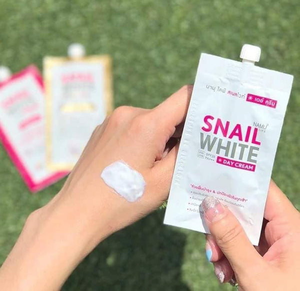 Namu Life Snail White Whitening Anti-Pollution Day Cream SPF20 PA+++ Sachets Set