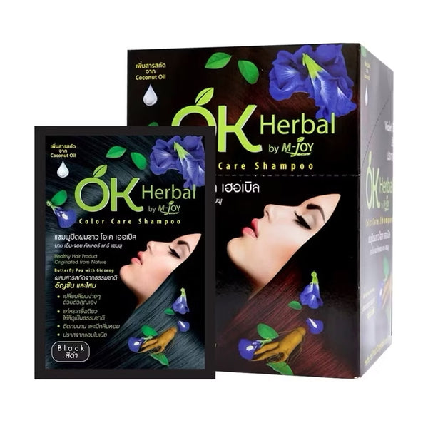 OK Herbal Hair Dye Shampoo Color Care Herbal Hair Color Shampoo Thailand