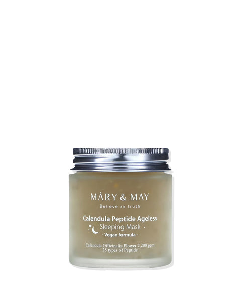 Mary & May Calendula Peptide قناع النوم لجمال الشباب 110 جرام