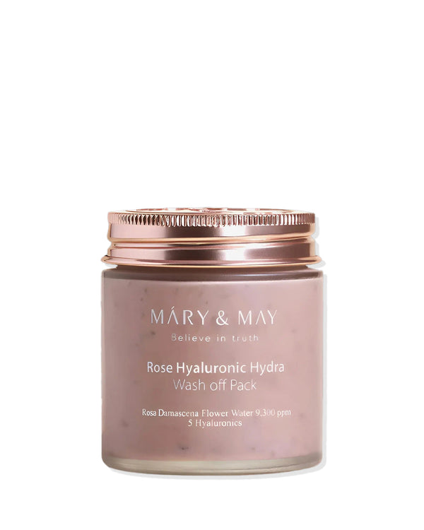 Mary & May قناع فيجن روز هيالورونيك هيدرا القابل للغسل 125 جرام