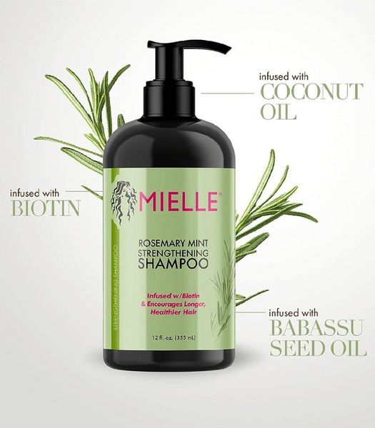 MIELLE Rosemary Mint Strengthening Shampoo 355 mL