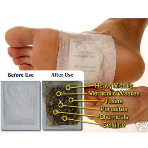 Lanna Foot Patch Herbal Overnight Detox Body Care Thailand