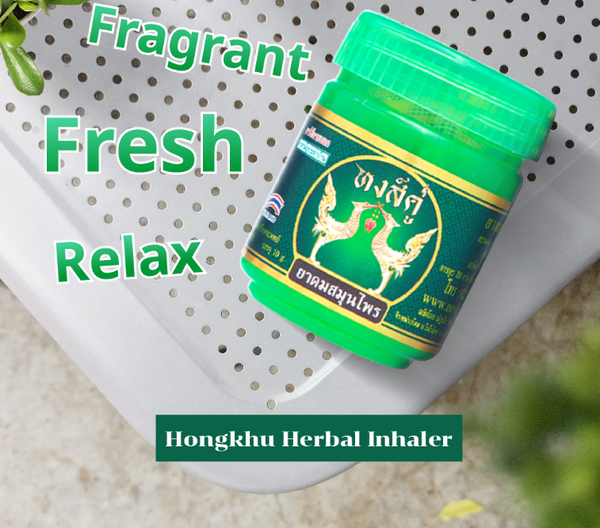 Hongkhu Herbal Inhaler Natural Thai Herb Nasal Aroma