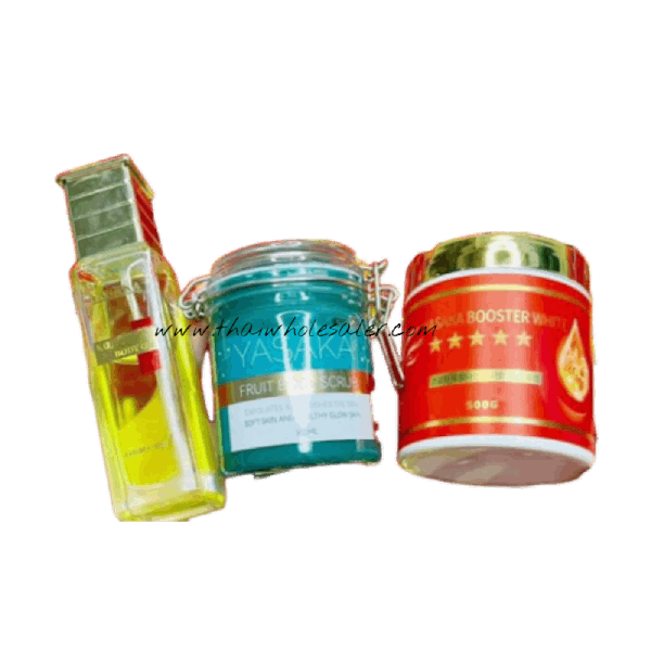 Yasaka Lotion Scrub Oil Set Thailand